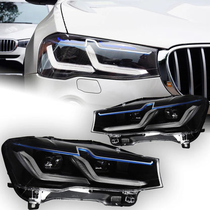 LED Headlights For BMW X3 F25 X4 F26 2010 2011 2012 2013 2014 2015 2016 Front DRL Turn Signal Projector Lens LED Headlight Assembly