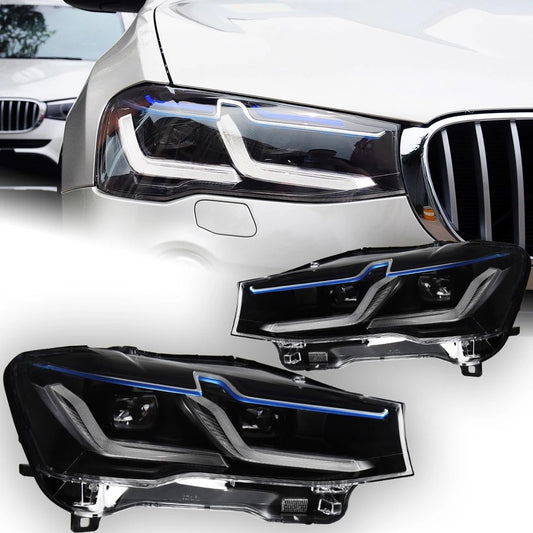 LED Headlights For BMW X3 F25 X4 F26 2010 2011 2012 2013 2014 2015 2016 Front DRL Turn Signal Projector Lens LED Headlight Assembly