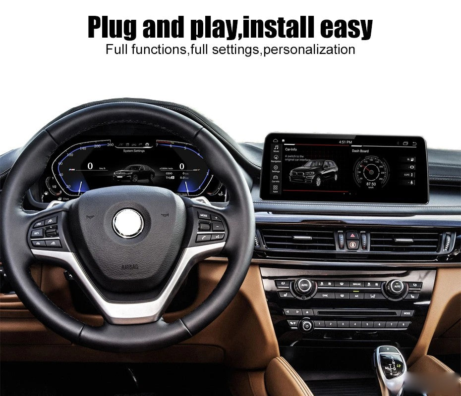 12.3''Digital Instrument Cluster Speedometer For BMW 7 Series E65 E66 2002-2008 | PareiAuto
