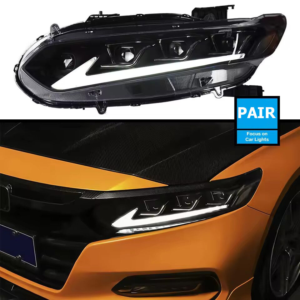 Upgrade LED Headlight For Honda Accord X G10 2018 2019 2020 2021 Dynamic Turn Signal HeadLamps LED Headlight Assembly