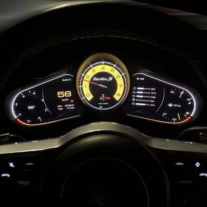 Digital LCD Screen Dashboard For Porsche Panamera 2010 2011 2012 2013 2014 2015 2016 Cluster Speedometer | PareiAuto
