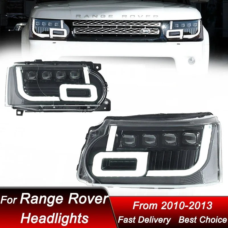 LED Headlight DRL Dynamic Turn Signal Assembly For Land Rover Range Rover Sport 2010 2012 2013 LED Headlight Assembly
