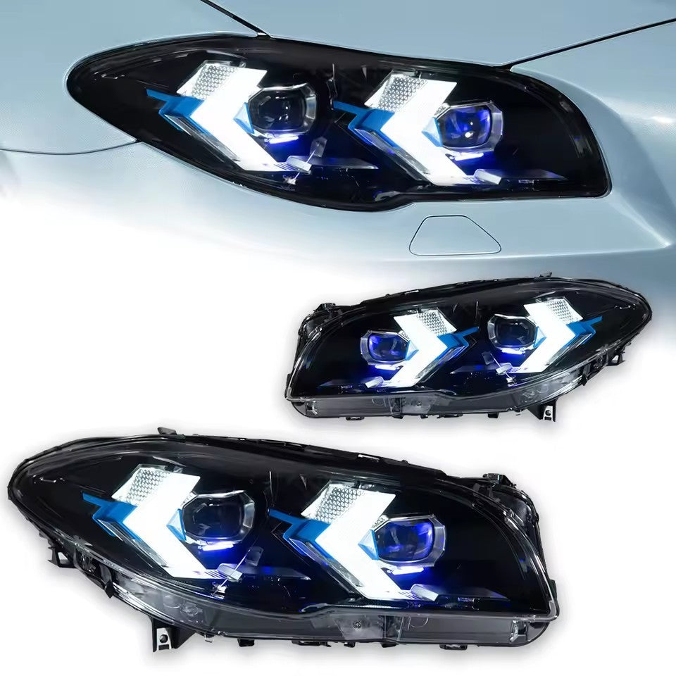 LED Headlights Assembly Upgrade For BMW 5 Series F10 F11 2010-2017 Xenon/Halogen Turn Signal Lamps LED Headlight Assembly