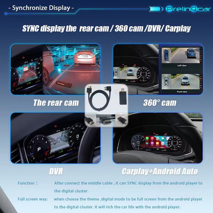 12.3'' Inch LCD Digital Cluster Dashboard For VW Seat Ibiza PQ 2009-2014 Virtual Cockpit | PareiAuto