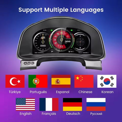 For Honda Fit Jazz 2014 2015 2016 2017 2018 2019 2020 LCD Car Digital Dashboard Cluster Virtual Instrument | PareiAuto