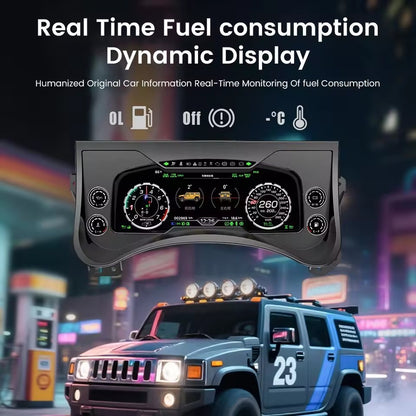 12.3" Inch LCD Car Digital Dashboard Cluster For Hummer H2 2003-2009 Virtual Cockpit instrument | PareiAuto