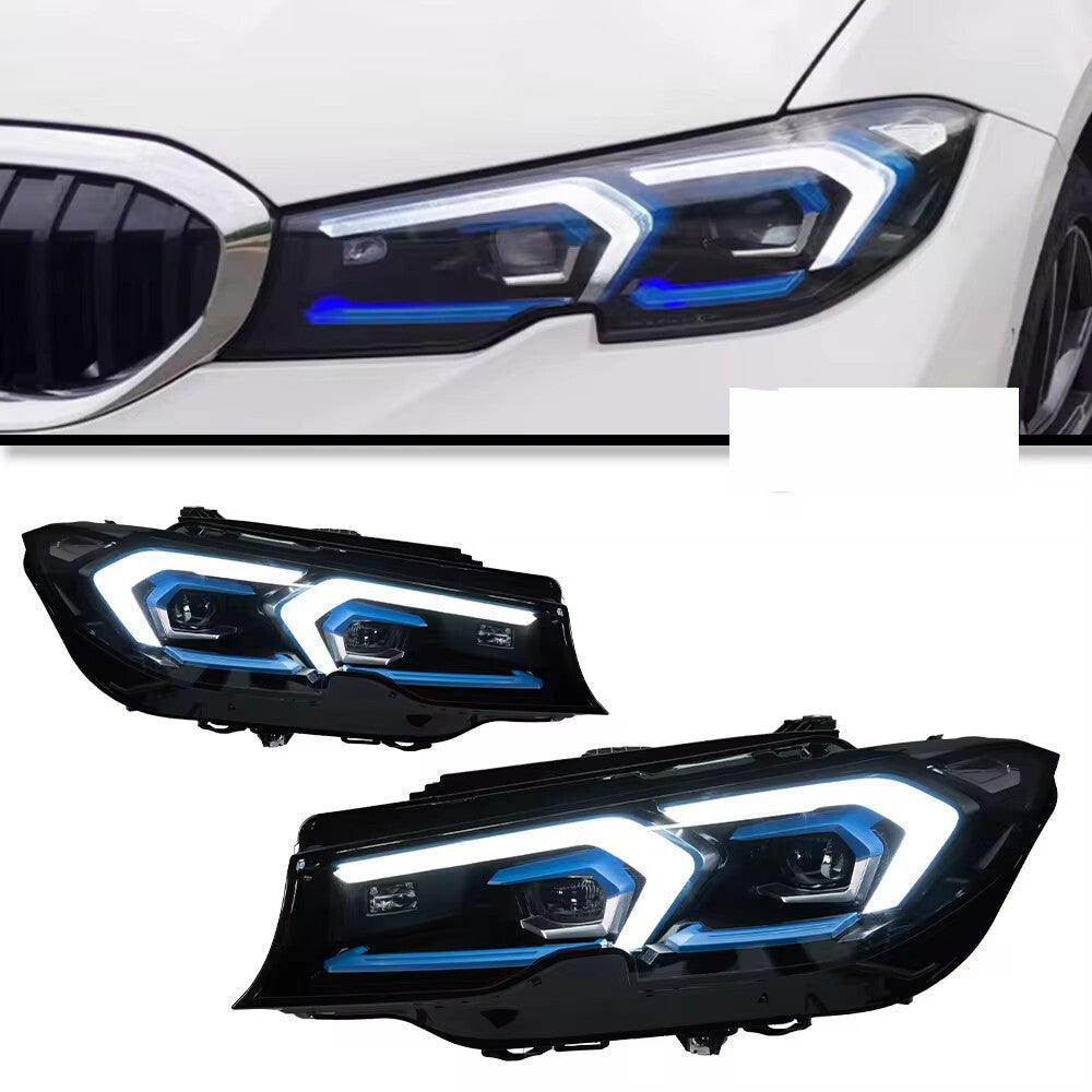For BMW 3 Series G20 G28 2020 2021 2022 LED Headlights Bifocal Lens Front DRL Lamps LED Headlight Assembly