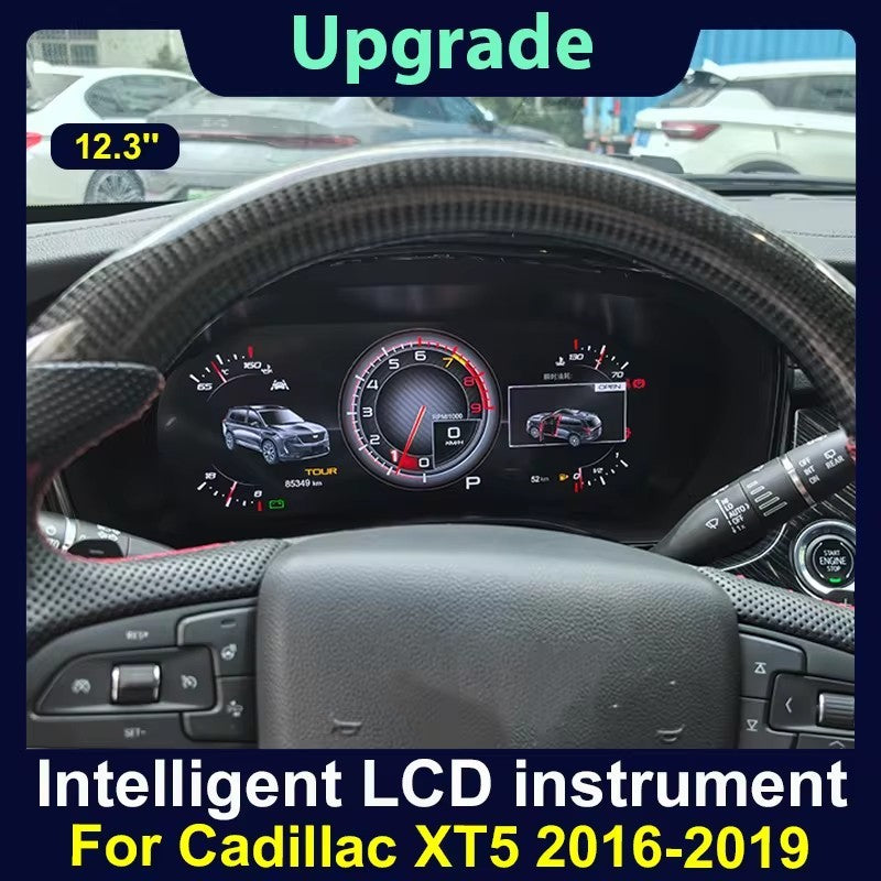 12.3" LCD Dashboard For Cadillac XT5 2016-2019 Car Digital Instrument Cluster | PareiAuto