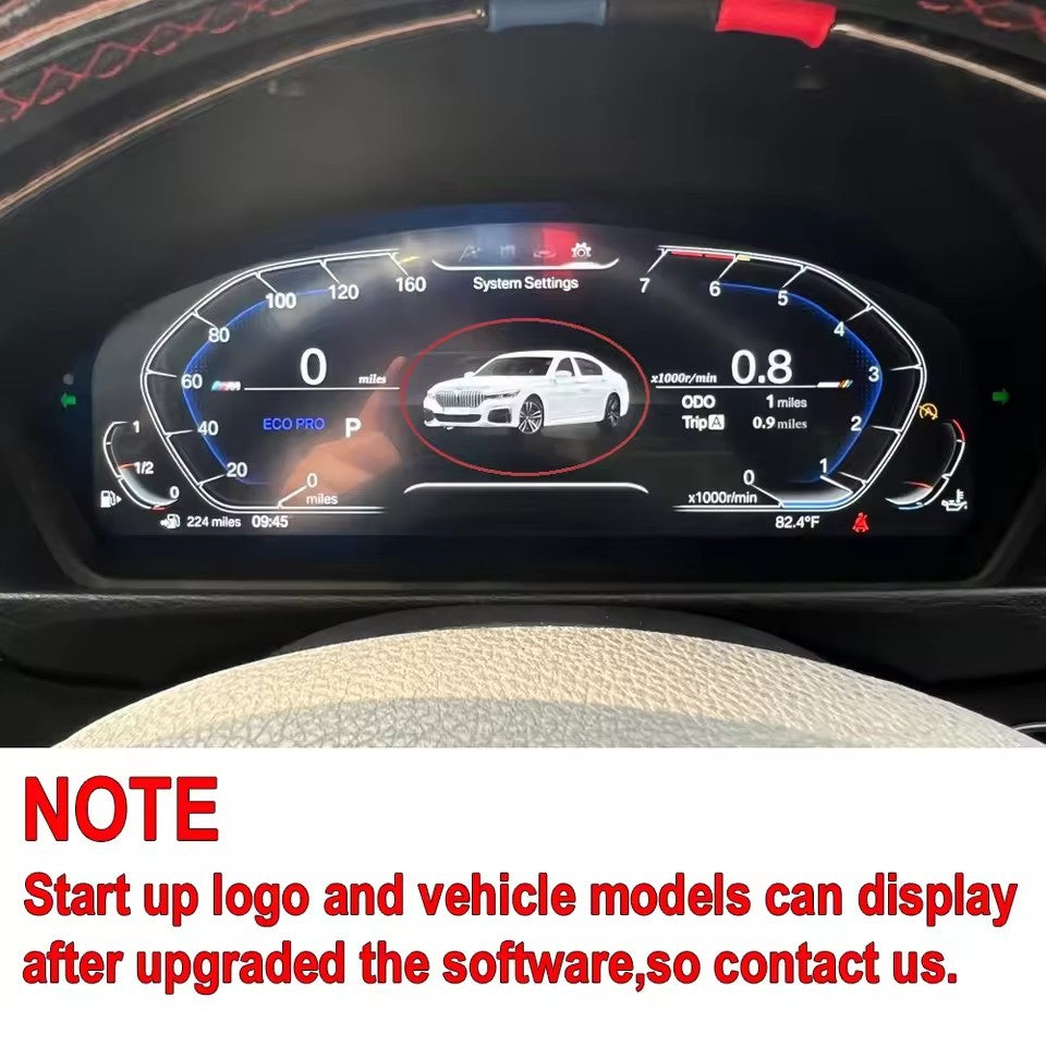 12.3''Digital Instrument Cluster Speedometer For BMW 7 Series E65 E66 2002-2008 | PareiAuto