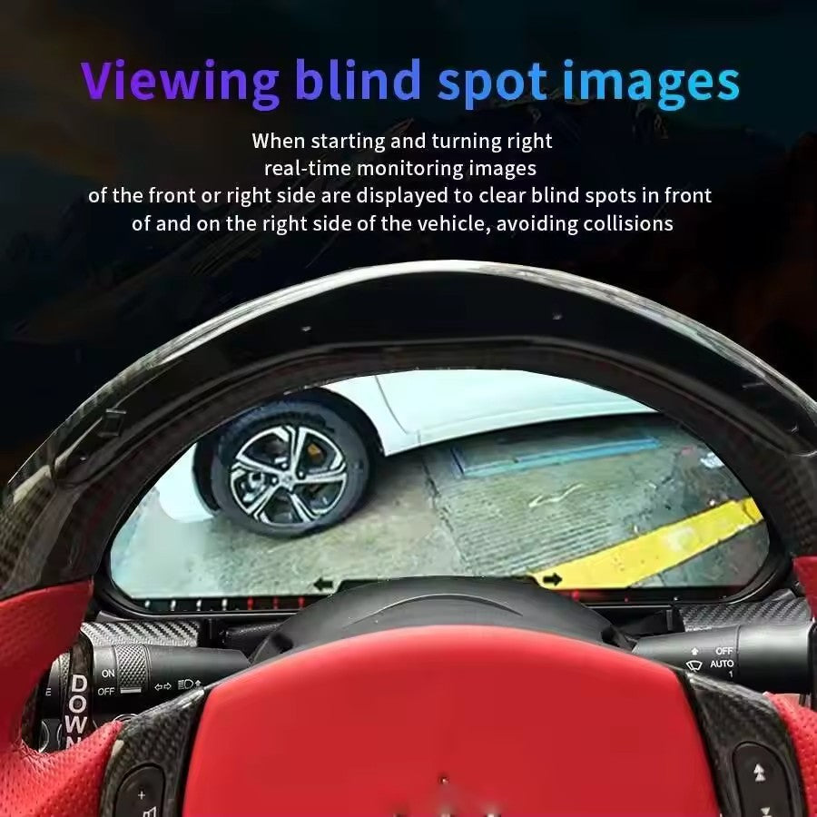 12.3" Inch LCD Instrument Panel For Maserati Ghibli 2014-2023 Digital Dashboard Display Cluster | PareiAuto