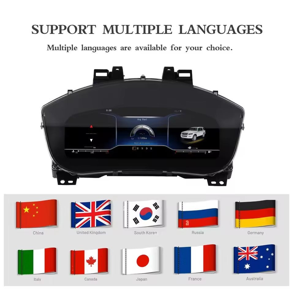 12.3" Inch For Ford Explorer 2011 2012 2013 2014 2015 LCD Digital instrument cluster support Carplay | PareiAuto
