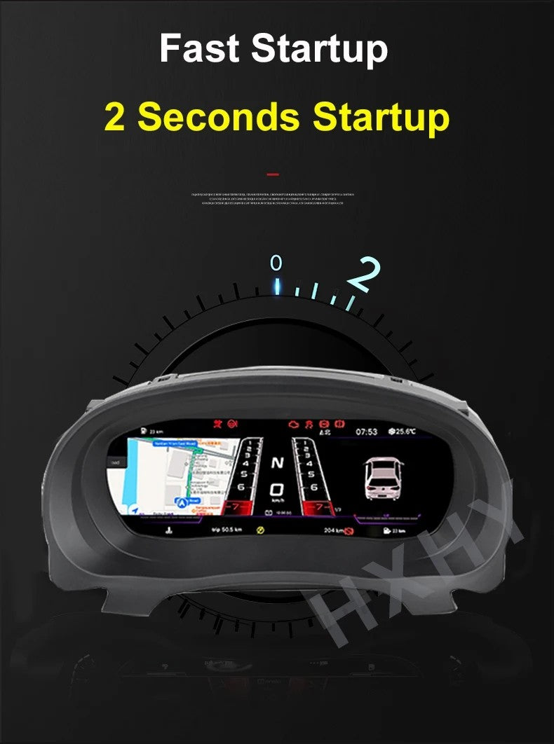 Car LCD Digital Cluster For VW Jetta mk6 2010 2011 2012 2013-2020 Virtual Cockpit SpeedMeter | PareiAuto