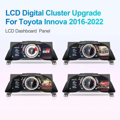 Digital Cluster For Toyota Innova 2016-2022 Virtual Cockpit Speed Meter Car Dashboard Display Instrument LCD Screen Display | PareiAuto