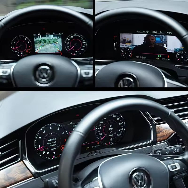 12.3 inch LcD Digital Cluster For Skoda Octavia 2 3 A7 Mk3 2008-2018 Years Virtual Cockpit Dashboard Panel | PareiAuto