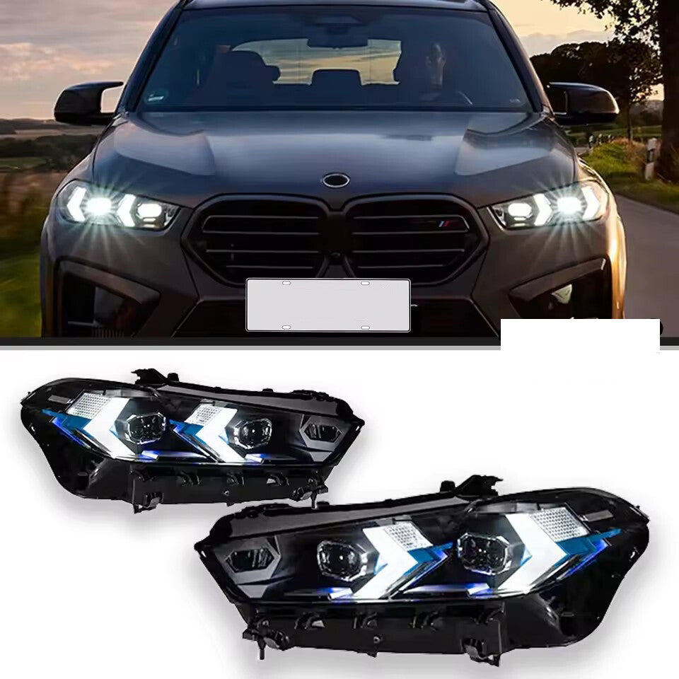 For BMW X5 G05 2019 2020 2021 2022 Upgrade Dynamic Turn Signal LED Front DRL Headlight Assembly LED Headlight Assembly