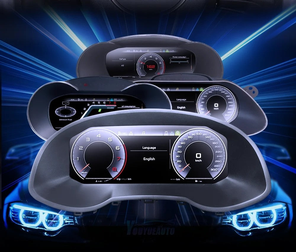 12.3" LCD Digital Dashboard For Audi Q5 2010-2018 Carplay Cluster Instrument Paneel Cockpit | PareiAuto