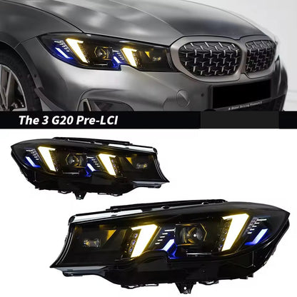 For 2019 2020 2021 2022 BMW 3 Series G20 G21 G28 LED DRL Headlight Upgrade Laser Headlamps LED Headlight Assembly