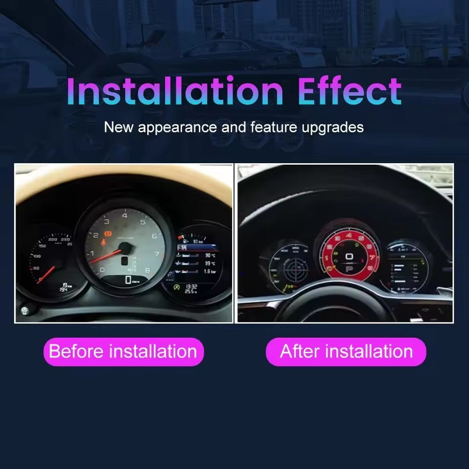 LCD Digital Dashboard Cluster For Porsche Macan 95B Boxster 718 Instrument Panel | PareiAuto
