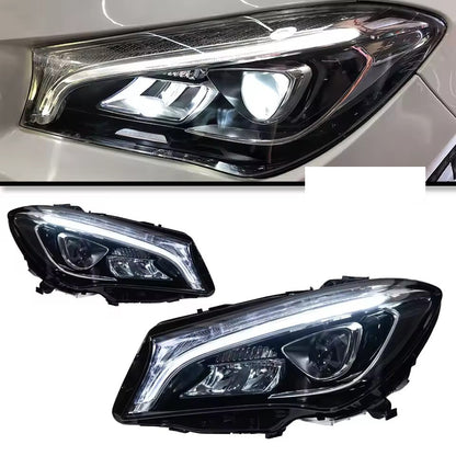 LED Headlights For Benz CLA W117 CLA180 220 250 260 2014-2020 Sequential Turn Signal Assembly LED Headlight Assembly