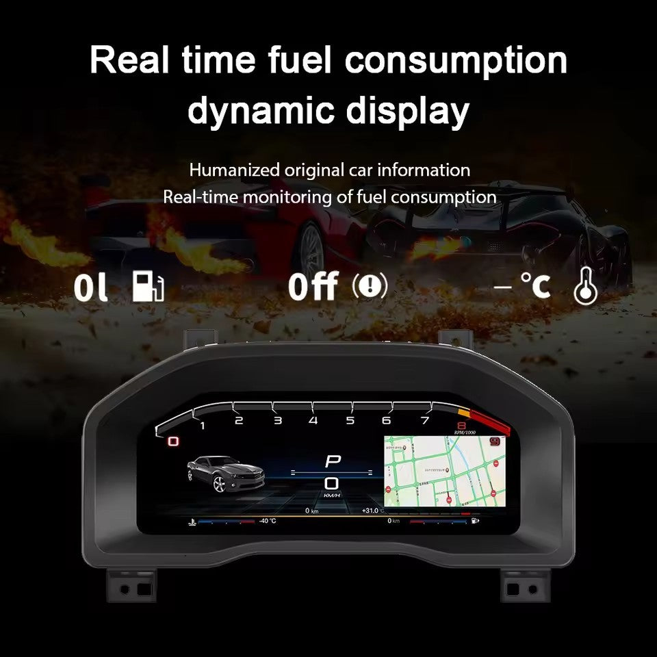 12.3'' inch For Chevrolet Silverado 2019 2020 2020 2022 2023 LCD Dashboard Digital Cluster Virtual Cockpit | PareiAuto