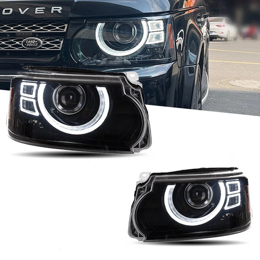 LED Headlights For Land Rover Discovery 3 4 2010-2017 DRL Sequential  Turn Signal Front DRL Lamp LED Headlight Assembly