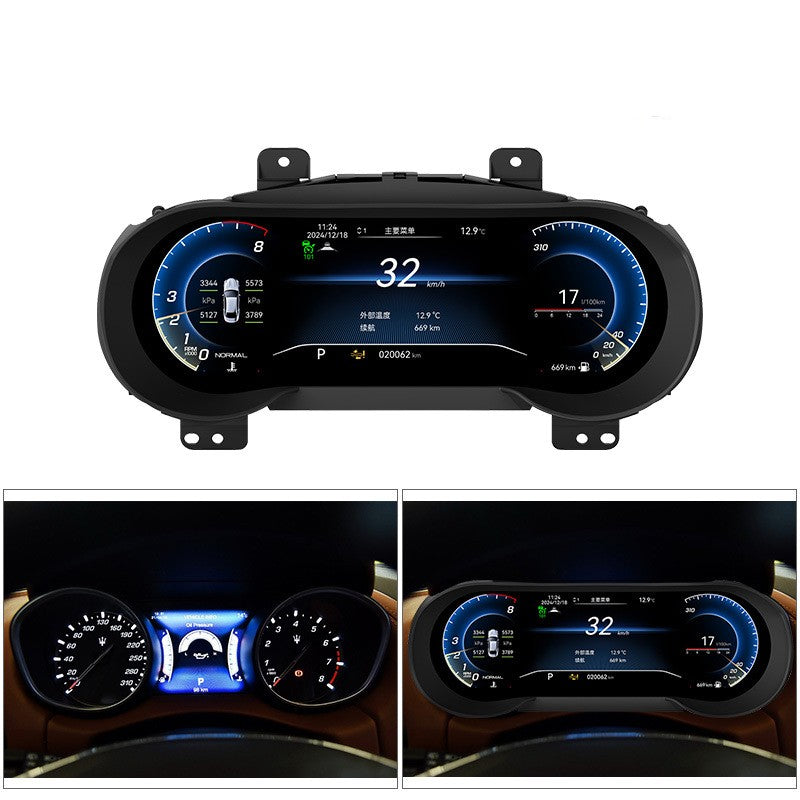 12.3'' Inch LCD Dashboard Speedometer For Maserati Levante 2016 2017 2018 2019 2020 2021 2022 2023 Virtual Digital | PareiAuto