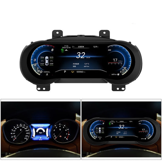 12.3'' Inch LCD Dashboard Speedometer For Maserati Levante 2016 2017 2018 2019 2020 2021 2022 2023 Virtual Digital | PareiAuto