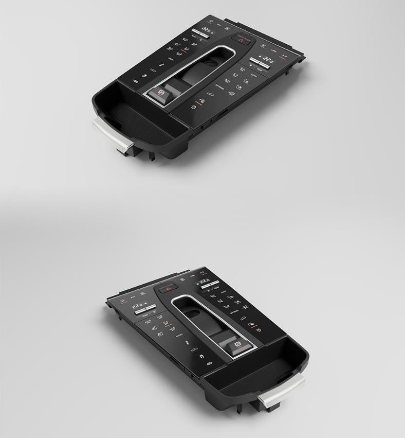 Car Digital Console Front AC Panel For Porsche Macan 2014-2021 Multimedia Player Control | PareiAuto