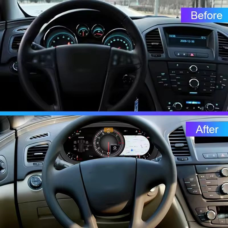 For Buick Regal 2009 2010 2011 2012 2013 2014 2015 LCD Digital Dashboard Cockpit Virtual Instrument Cluster Instrument Panel | PareiAuto