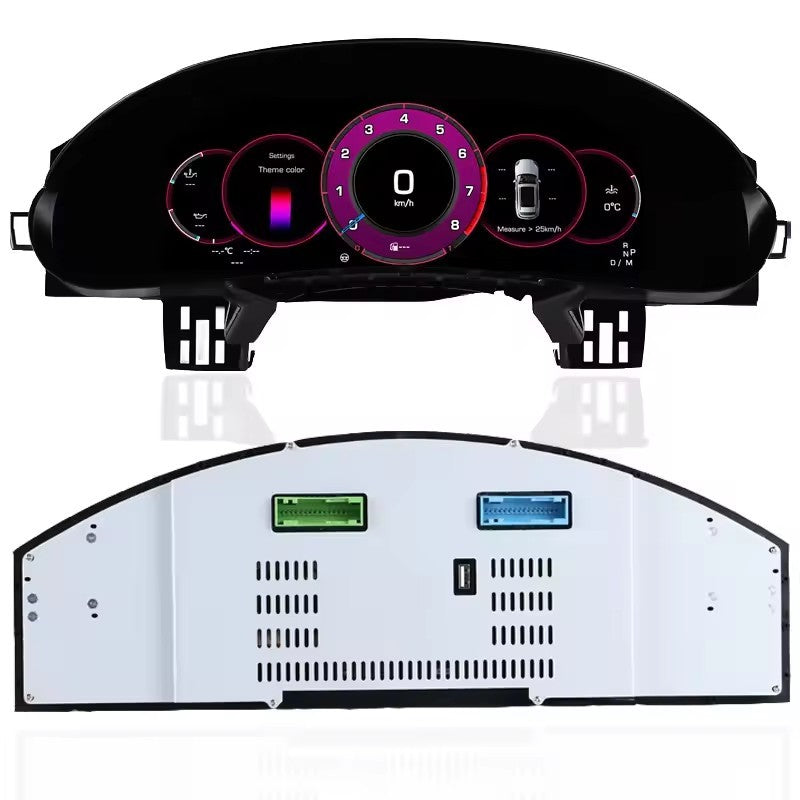 12.3" Inch LCD Digital Instrument Cluster For Porsche Cayenne 2002 2003 2004 2005 2006 2007 2008 2009 Speedometer | PareiAuto