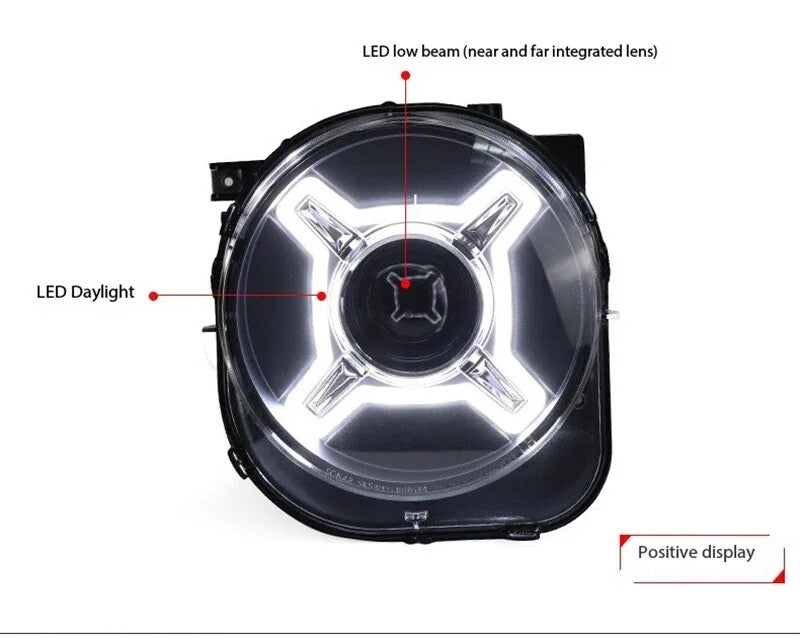 For Jeep Renegade 2015-2021 Headlights LED Projector Lens DRL Turn Signal Assembly