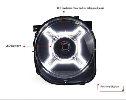 For Jeep Renegade 2015-2021 Headlights LED Projector Lens DRL Turn Signal Assembly