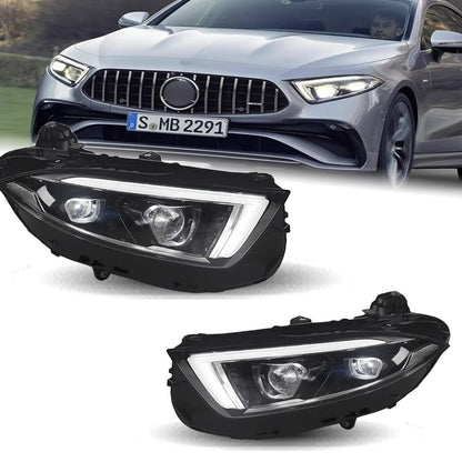 LED Headlights For Benz CLS C257 W257 2018-2023 Head Lamps DRL Turn Signal Projector Lens LED Headlight Assembly