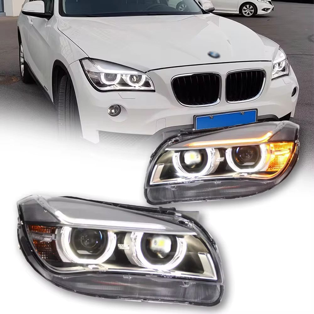 Headlights For BMW X1 E84 2010 2011 2012 2013 2014 2015 LED Front DRL Lights Turn Signals Projector Lens LED Headlight Assembly