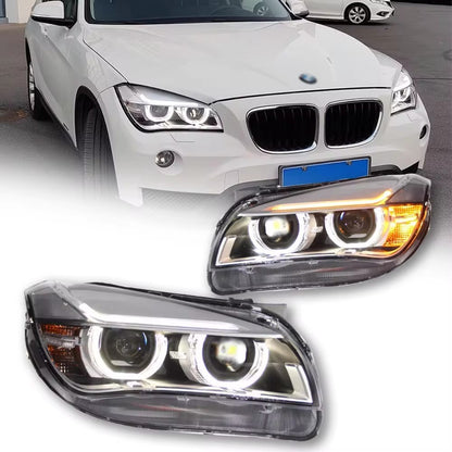 Headlights For BMW X1 E84 2010 2011 2012 2013 2014 2015 LED Front DRL Lights Turn Signals Projector Lens LED Headlight Assembly
