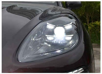 For Porsche Macan 2014 2015 2016 2017 2018 2019 2020 2021 2022 LED Headlight Projector Lens DRL Turn Signal Lamps