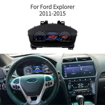 12.3" Inch For Ford Explorer 2011 2012 2013 2014 2015 LCD Digital instrument cluster support Carplay | PareiAuto