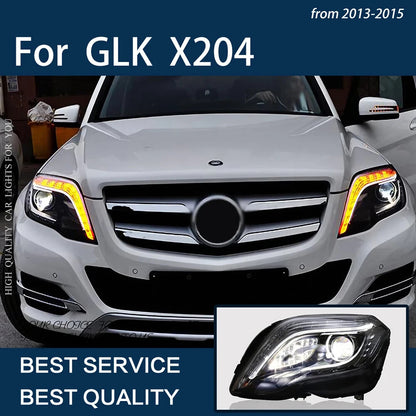 For Benz GLK GLK200 GLK260 X204 2013 2014 2015 LED Headlights Front DRL Turn Signal Assembly LED Headlight Assembly