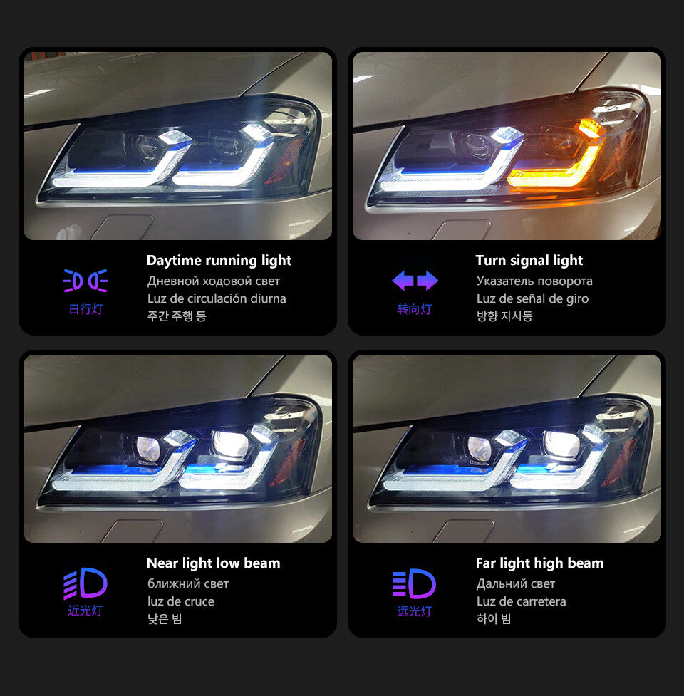 LED Headlight For BMW X3 F25 2010 2011 2012 2013 2014 Projector Lens Pre-LCI Front DRL Turn Signal Headlamps