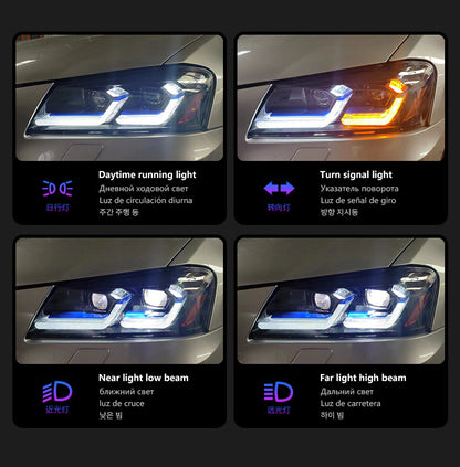 LED Headlight For BMW X3 F25 2010 2011 2012 2013 2014 Projector Lens Pre-LCI Front DRL Turn Signal Headlamps