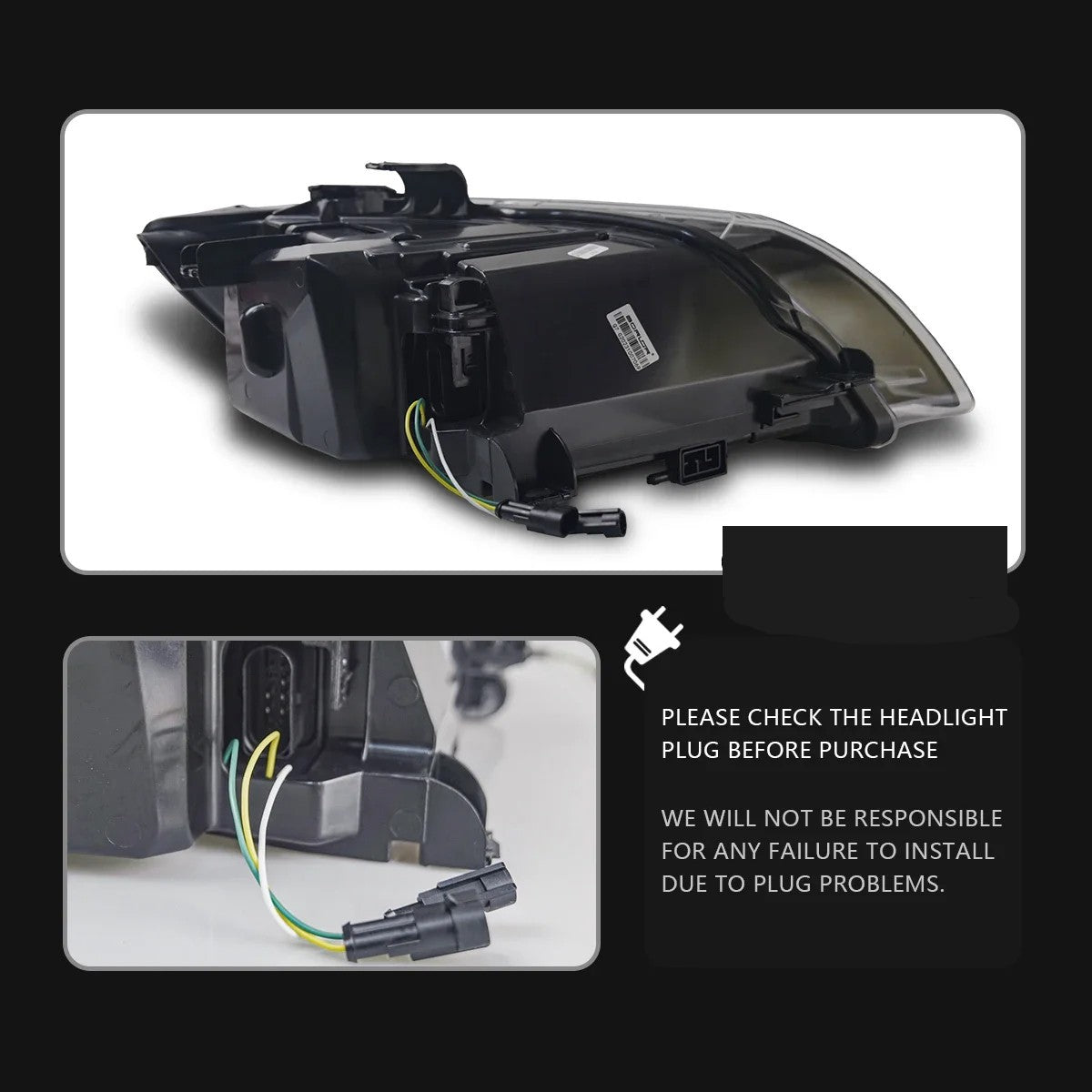 LED Headlight Assembly