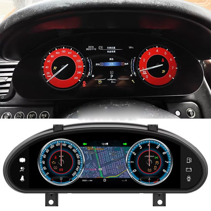 For Maserati GranTurismo GT 2004-2015 LCD Instrument Panel Digital Dashboard Car Cluster Carplay Speedometer Virtual Cockpit | PareiAuto