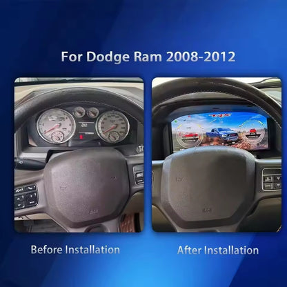 For Dodge Ram 1500 2500 3500 2008-2018 Instrument Car Digital Gauge Cluster Virtual Cockpit LCD Panel Dashboard | PareiAuto