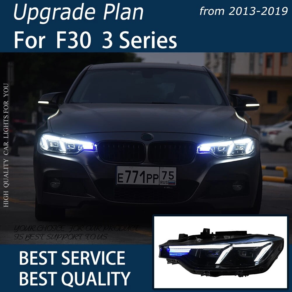 LED Headlights Assembly For BMW F30 F35 3 Series 2013-2019 LED DRL Sequential Turn Signal Headlamps LED Headlight Assembly