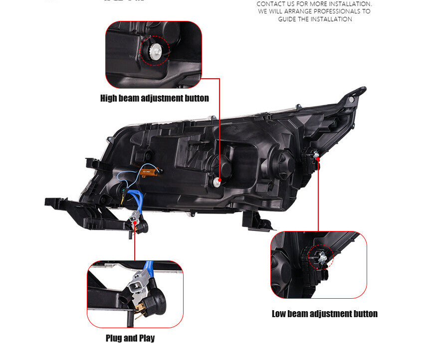 LED Headlight Assembly