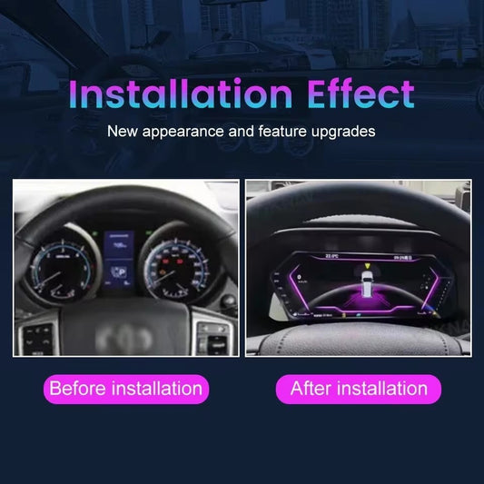 Cluster Dashboard For Toyota Prado 2010-2019 Speedometer Digital LCD Instrument | PareiAuto