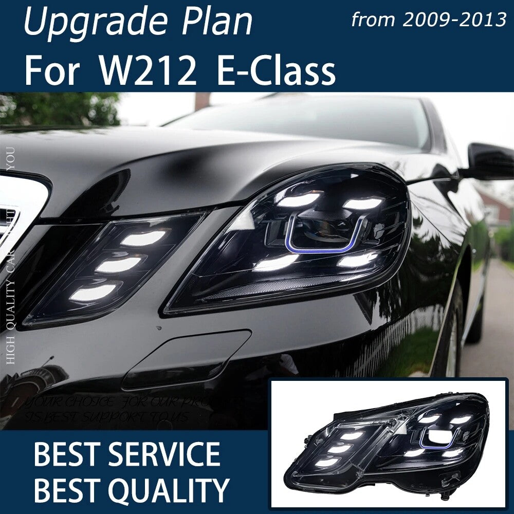 For Benz W212 E Class E200 E300 2009-2013 LED Headlight Front DRL Turn Signal Lamps Assembly LED Headlight Assembly