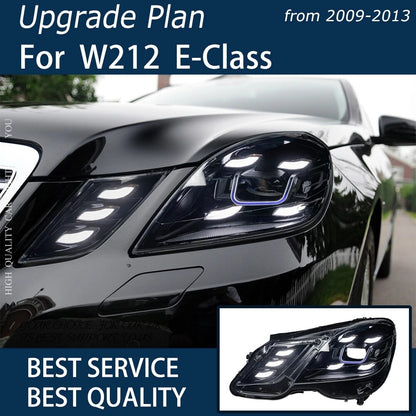 For Benz W212 E Class E200 E300 2009-2013 LED Headlight Front DRL Turn Signal Lamps Assembly LED Headlight Assembly