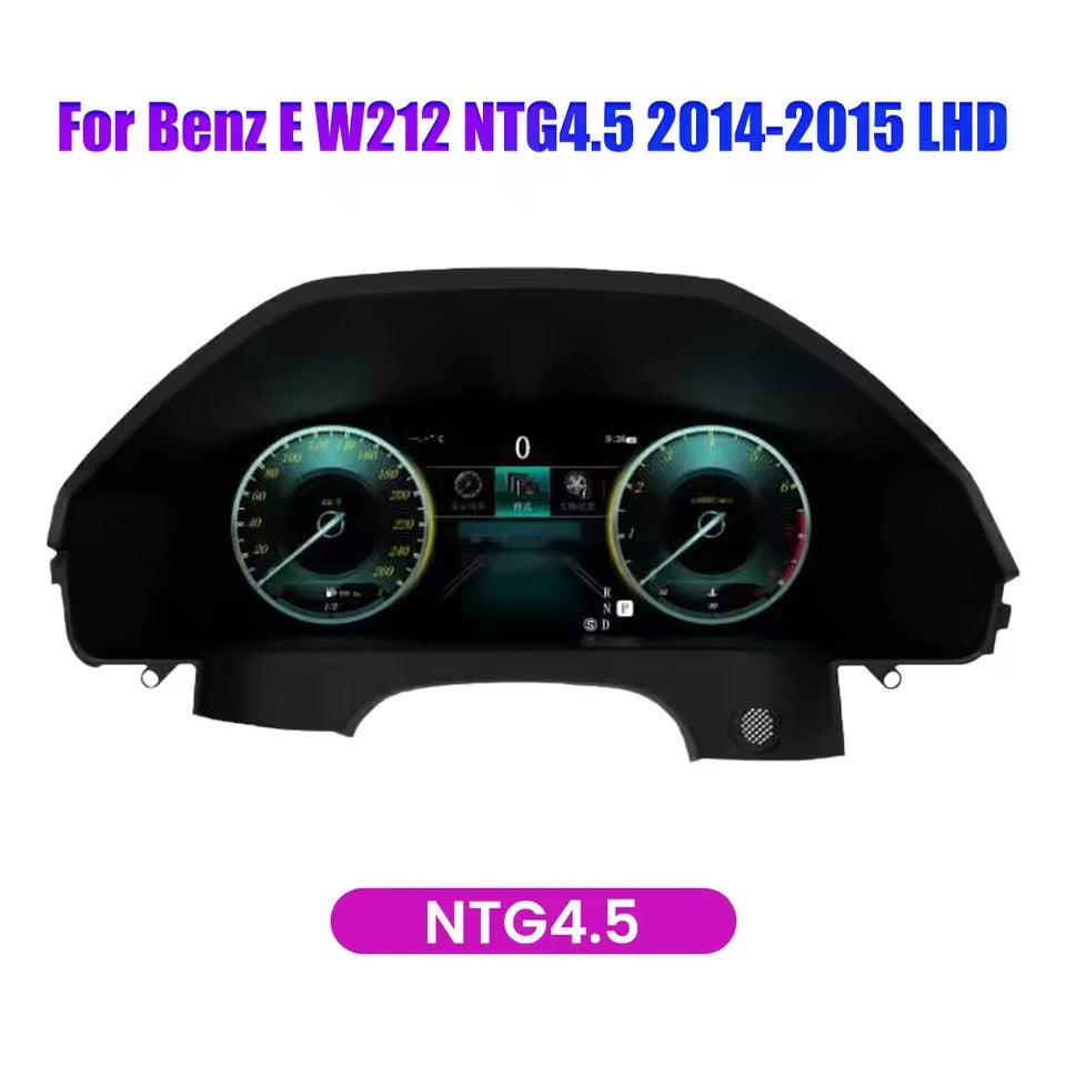 12.3" Inch LCD Digital Dashboard Cluster For Benz E W212 2010 2011 2012 2013 2014 2015 Instrument Panel | PareiAuto