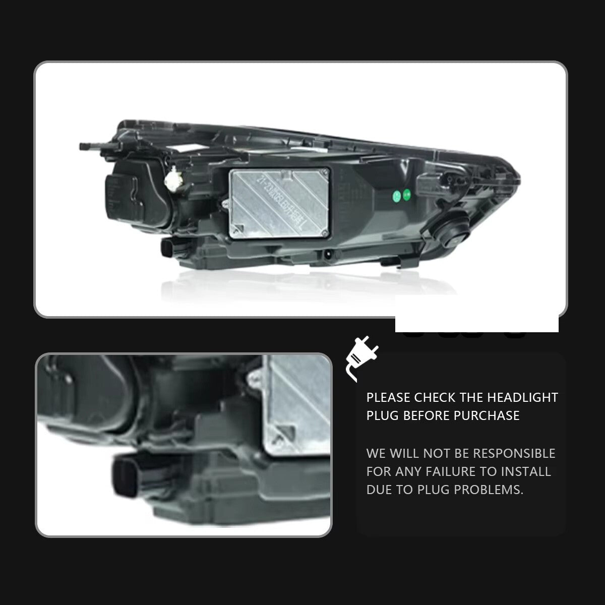 LED Headlight Assembly